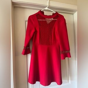 Small red Zara dress. Only worn twice.